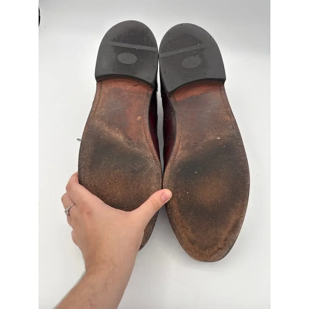 Men’s Bostonian Impressions Size 12 Cherrywood Leather Dress Shoes
